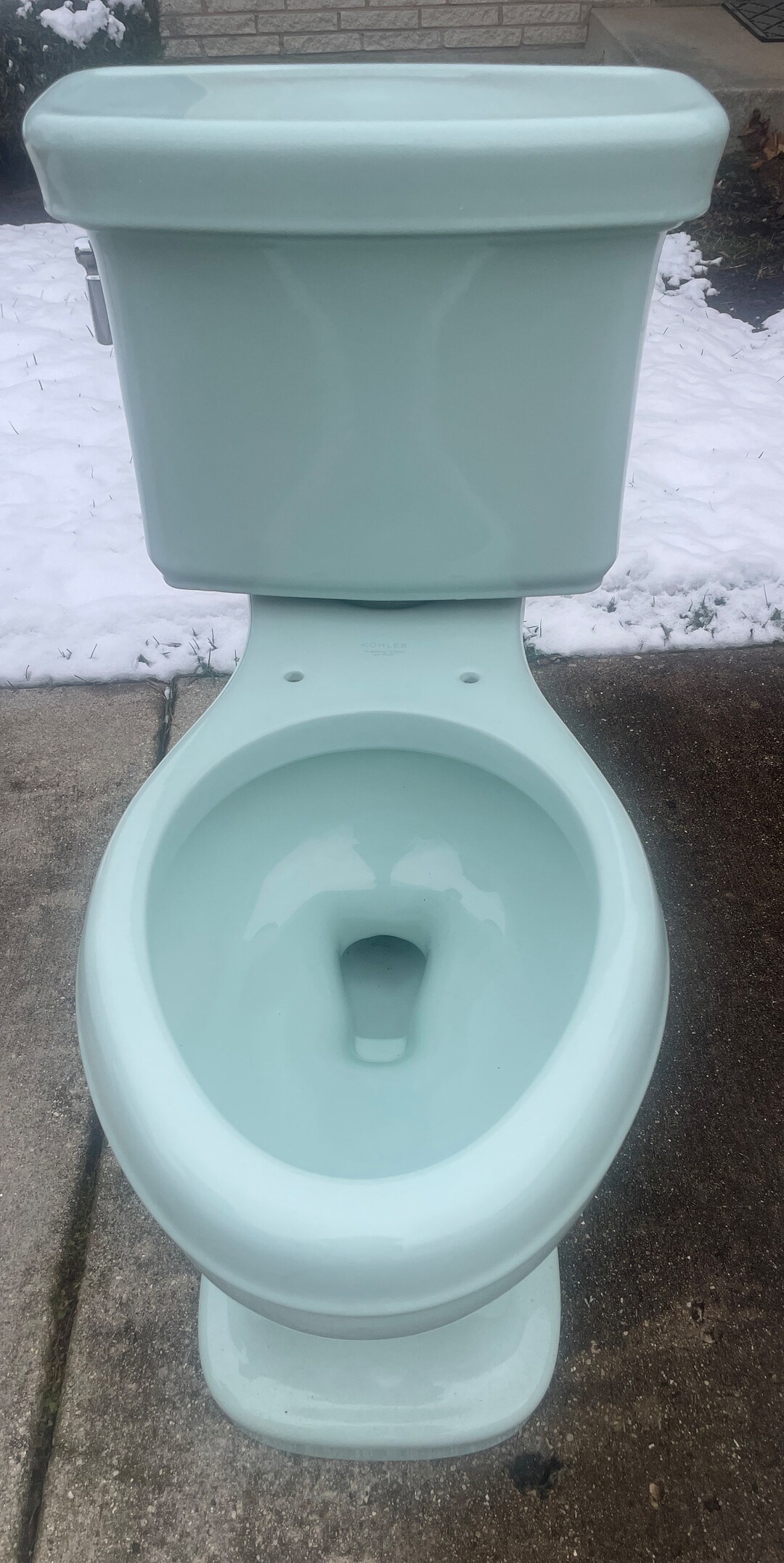 NEW Kohler K348771 SEAFOAM GREEN Bancroft® Comfort Height Toilet tank
