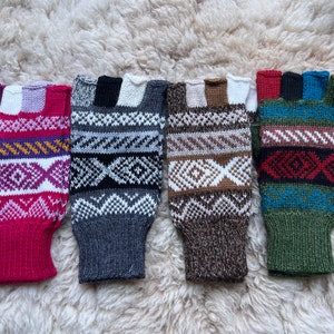 Alpaca  mittens, fingerless gloves, alpaca mix convertible gloves, dog walking gloves, driving gloves, great Xmas or birthday gift.