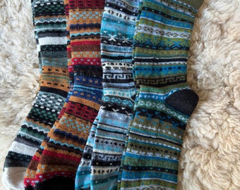 Baby Alpaca socks, Llama socks,  alpaca socks, Long llama sock, funky winter socks, colourful walking socks, warm socks, Christmas gift