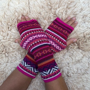Pure baby Alpaca fingerless gloves, alpaca writing gloves, driving gloves, dog walking gloves, wrist warmers, Christmas gift