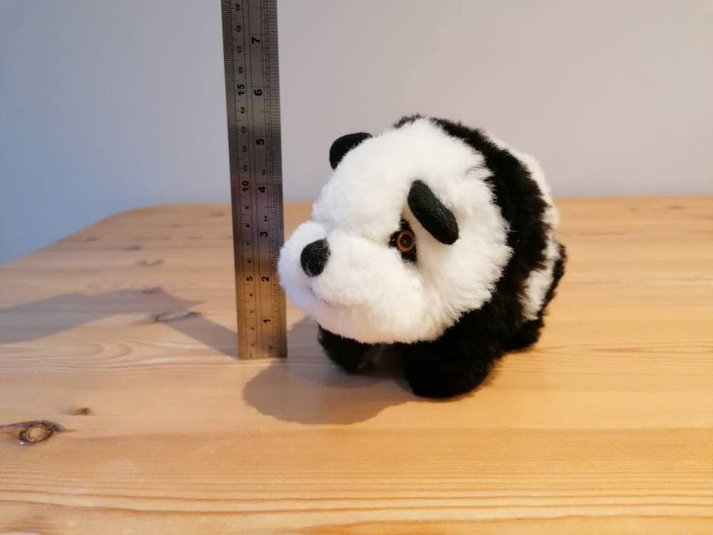 ❣️新商品❣️ベビーアルパカ 100％ パンダ ぬいぐるみ アルパカ ぱんだ ベビーアルパカパンダのぬいぐるみ：かわいいウールおもちゃの
