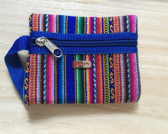 Purse, Rainbow purse, zip purse, change purse ,key purse, coin purse