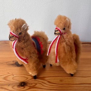 ベビーアルパカパンダのぬいぐるみ：かわいいウールおもちゃの