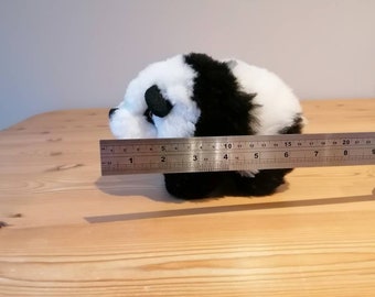 ベビーアルパカパンダのぬいぐるみ：かわいいウールおもちゃの
