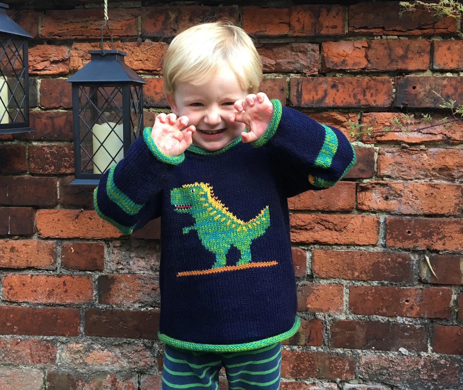 Dinosaur Knitted Jumper, Dinosaur Children Jumper, Alpaca Wool Jumper ...