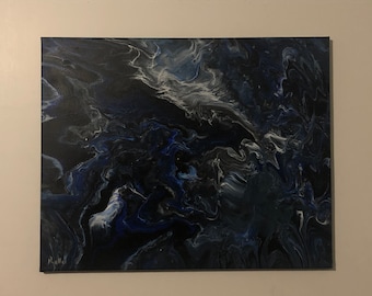 Deep Space - Acrylic Pouring