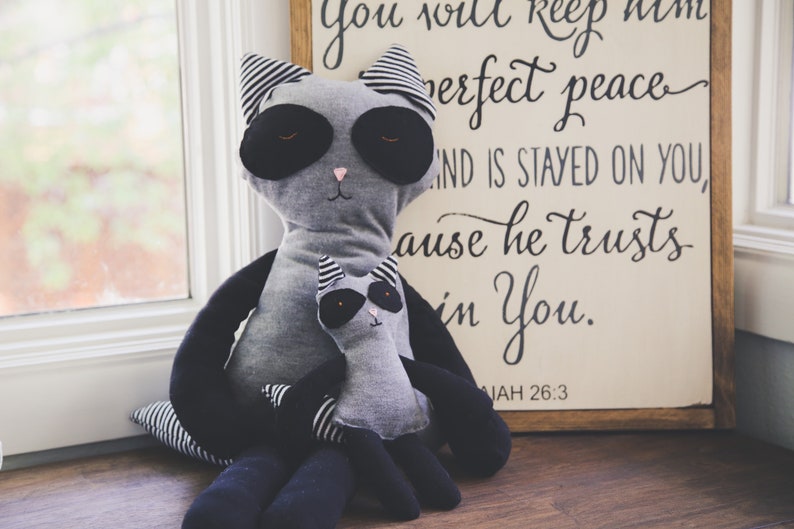 baby raccoon stuffed animal