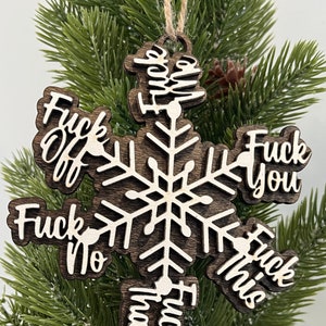 Fuck Off, Fuck You, Insulting Gifts, Rude Ornaments, Ugly Sweater Chri –  Cute But Rude