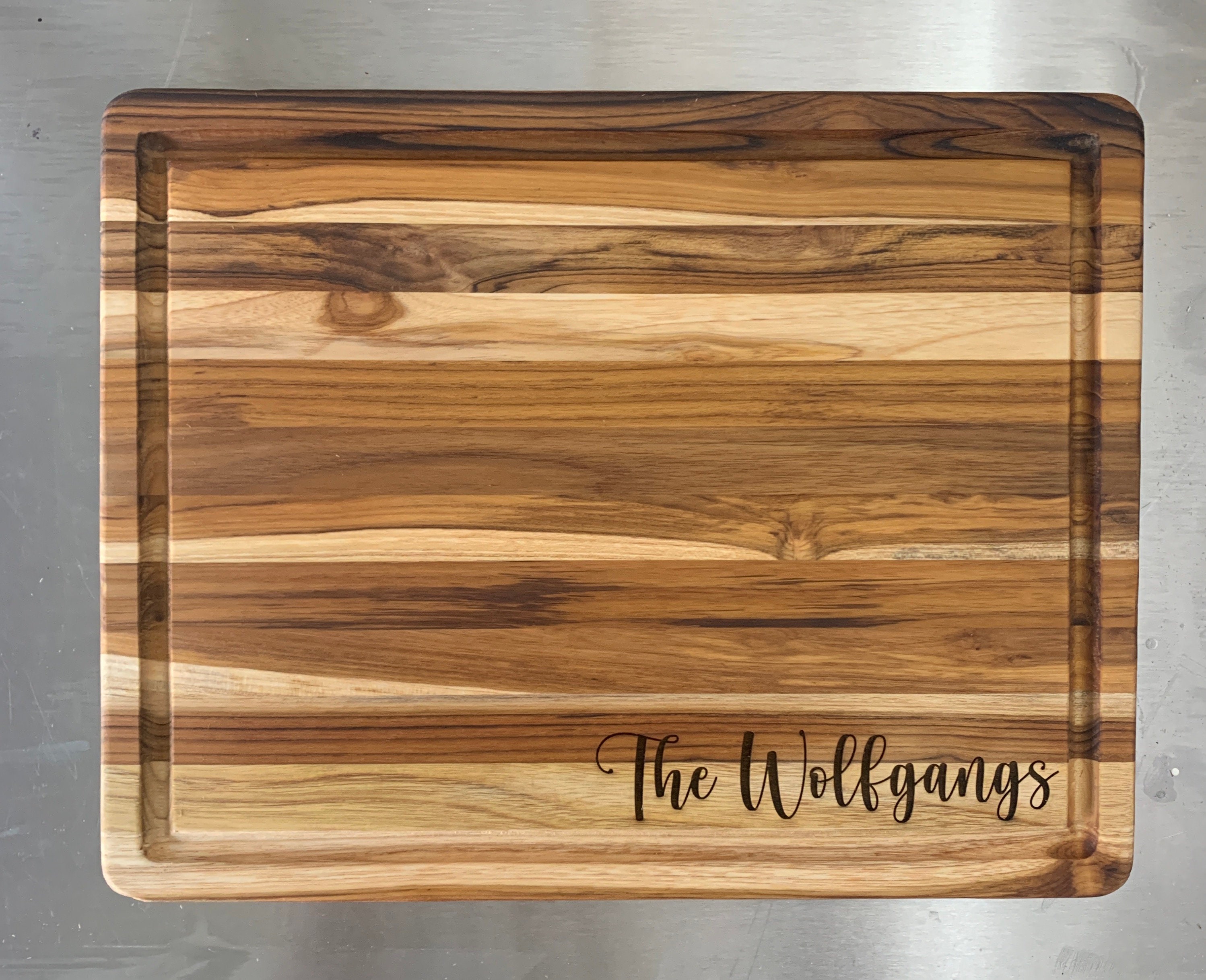 Rectangular Teak Wood cheese board / cutting board -   – Soapstone Products