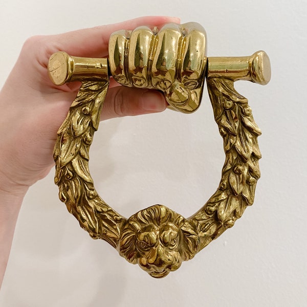 Solid Brass Door Knocker