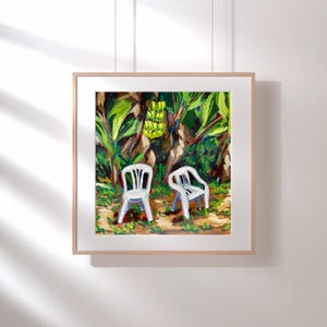 Debi Tirar Mas Fotos, DtMF, Bad Bunny Album Cover, Puerto Rican Art, Bad Bunny Painting, Bad Bunny Art Print, Puerto Rico Painting