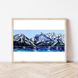 Jenny Lake Print, Grand Teton Kunstdruck, Nationalparks Kunstdruck, Wyoming Kunst, Geschenke für Nationalpark Liebhaber