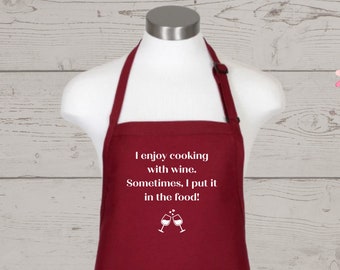 123t YOU CANT BUY HAPPINESS WINE Adult Kitchen Funny PREMIER APRON