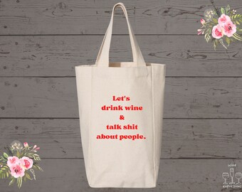 funny wine gift bolsas