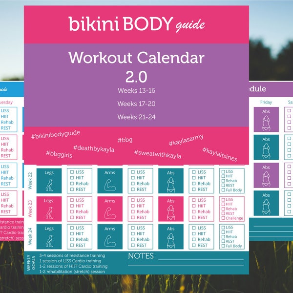 Bikini Calendar - Etsy Canada