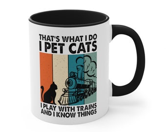 Humorous Model Train Enthusiast Coffee Mug - Perfect Gift for Railroad Hobbyists and Locomotive Lovers A0083005A
