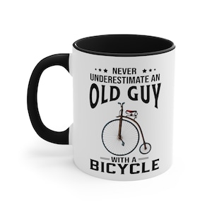 Humorous Cycling Enthusiast Coffee Cup: Perfect Present for Bikers, Riders, and Trail Adventurers