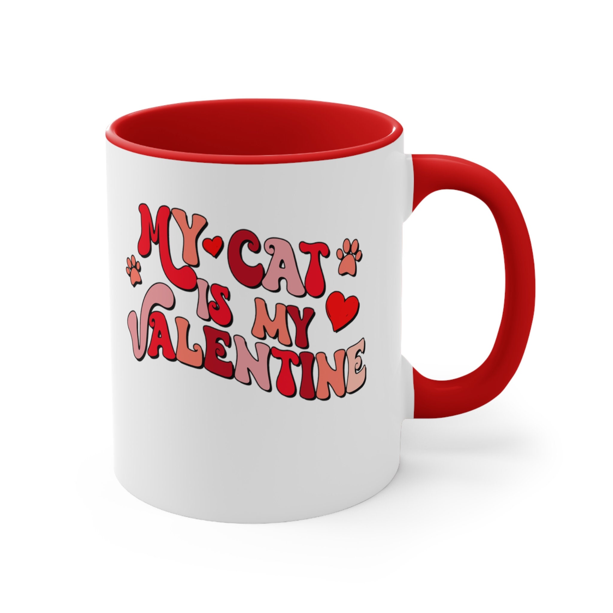 Humorous Cat Valentine Mug: Perfect Gift for Feline Enthusiasts and Cat Ladies on Valentine's Day