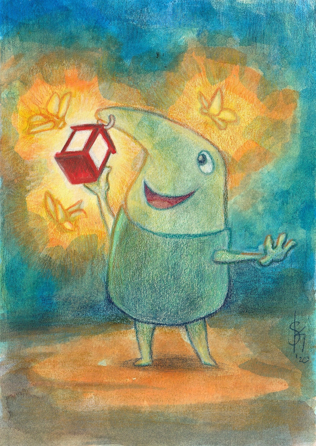 Mr. Drippy Ni No Kuni Fan Art Print Ni No Kuni Poster, Studio Ghibli Poster, Wrath of the White