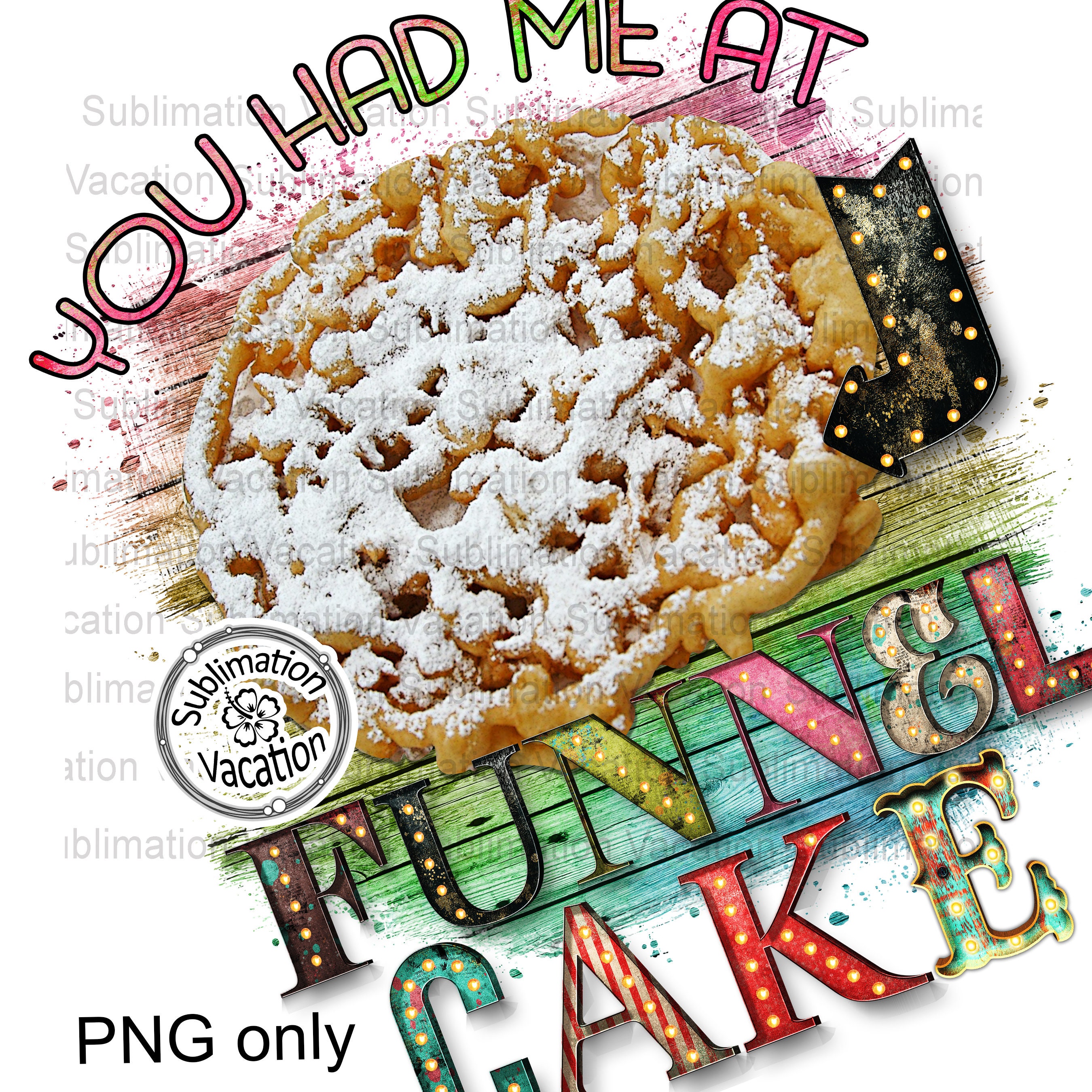 Funnel Cake Clip Art