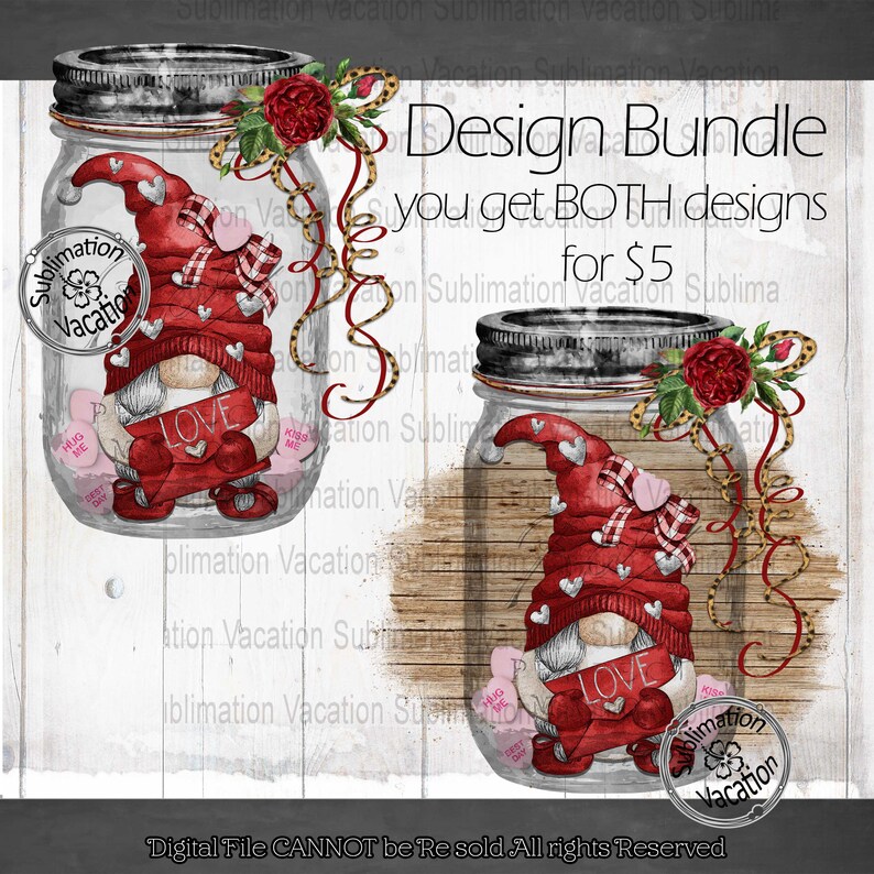 Valentine's Day Design Valentines Day Gnome Valentines | Etsy