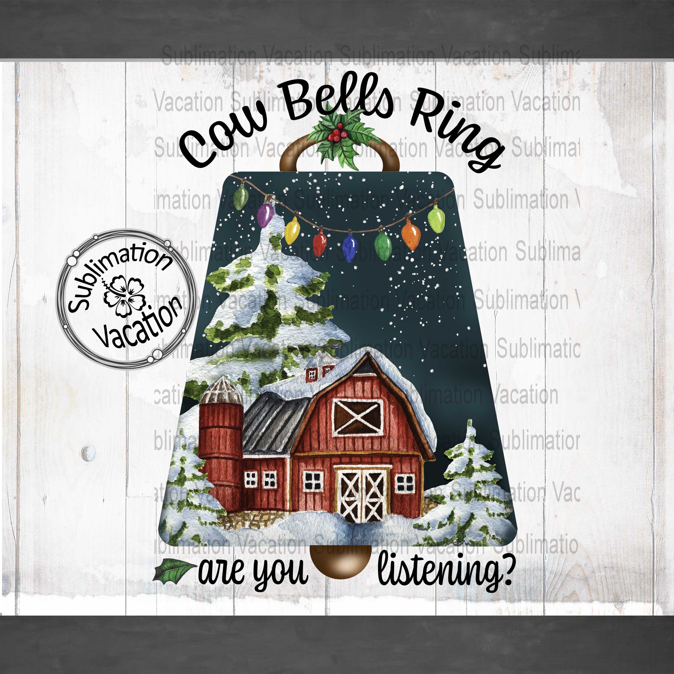 Christmas Cow Bells 