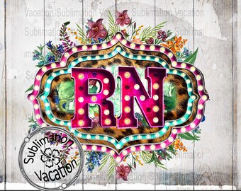 RN PNG, RN Design, Registered Nurse Design, Nurse Download, Nurse Design, Nurse Digital Download