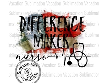 Nurse Design, Nurse Sublimation Download, Sublimation File, Sublimation PNG, DTG