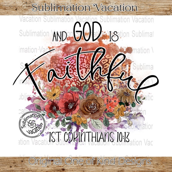 God Is Faithful Bible Verse