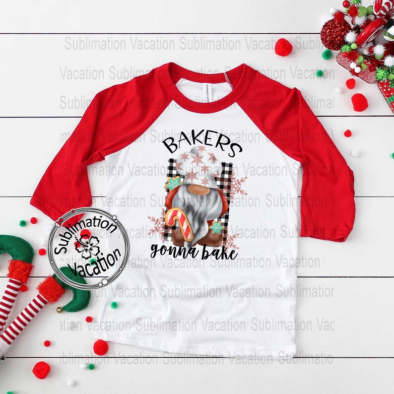 Download Gnome Sublimation Design Christmas Sublimation Design | Etsy