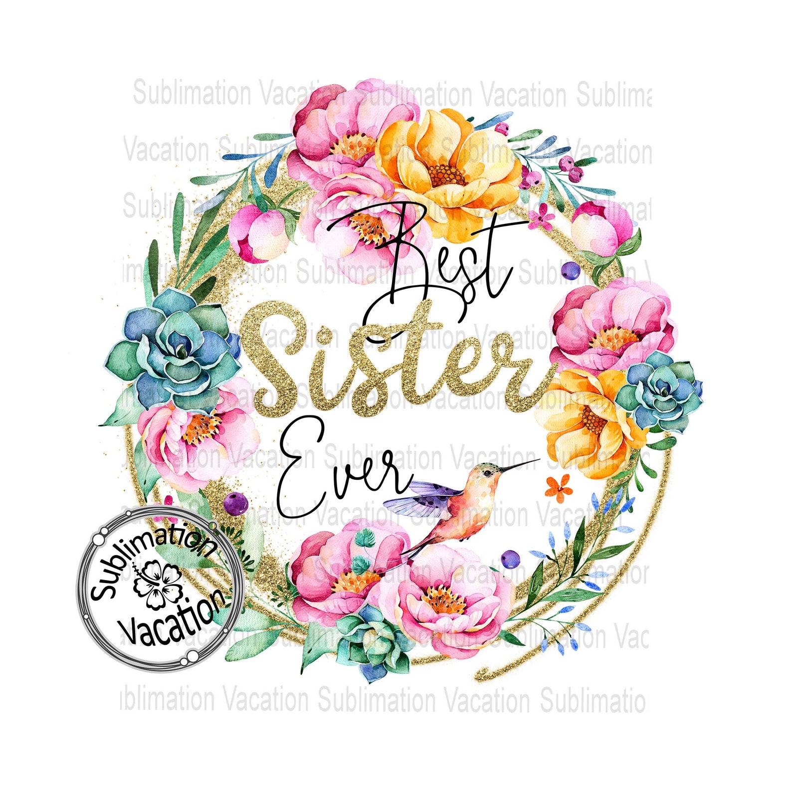 Best Sister Ever Best Sister Tshirt Design PNG PDF JPG Etsy