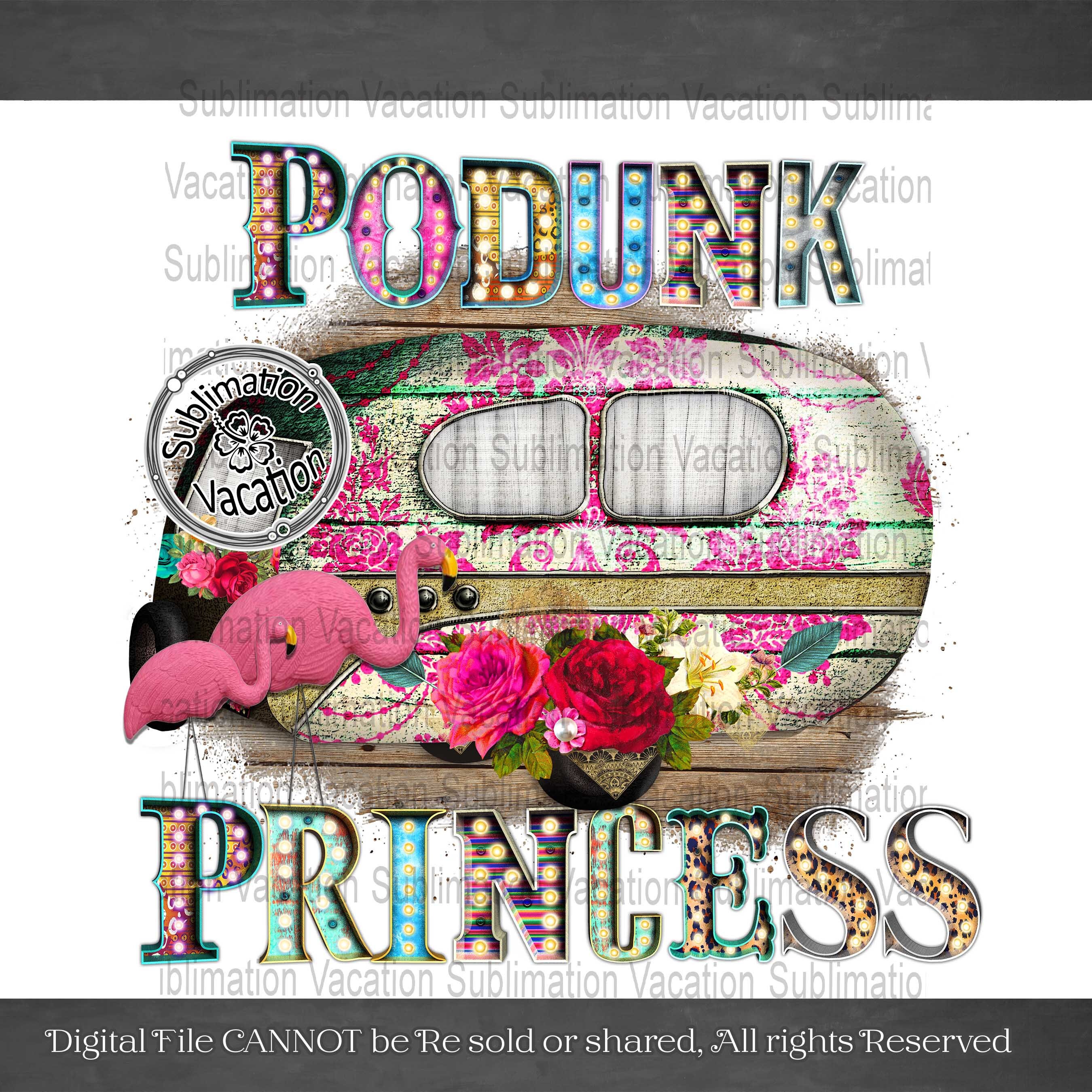 Happy Camper PNG, Camping PNG, Happy Camper, Retro Camper PNG, Podunk Princess