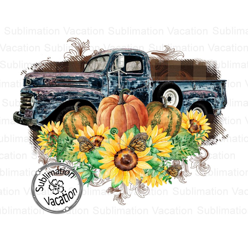 Free Free 118 Truck With Sunflowers Svg SVG PNG EPS DXF File