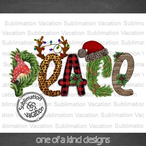 Christmas Peace Design: Holiday Shirt Sublimation PNG (Digital Download)