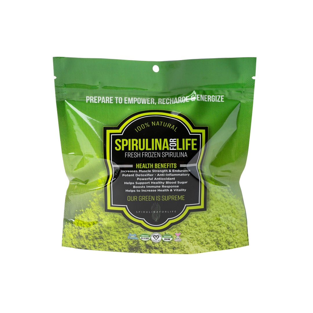 Spirulina 14 Stick Pack 14 Day Supply Spirulina Live Flash Etsy