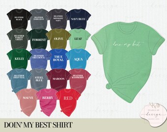 Southern Mom Life "Doin' My Best" Soft Cotton Tee
