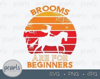 Witch on Horse Halloween SVG, Horse Lover Gift (Digital File)