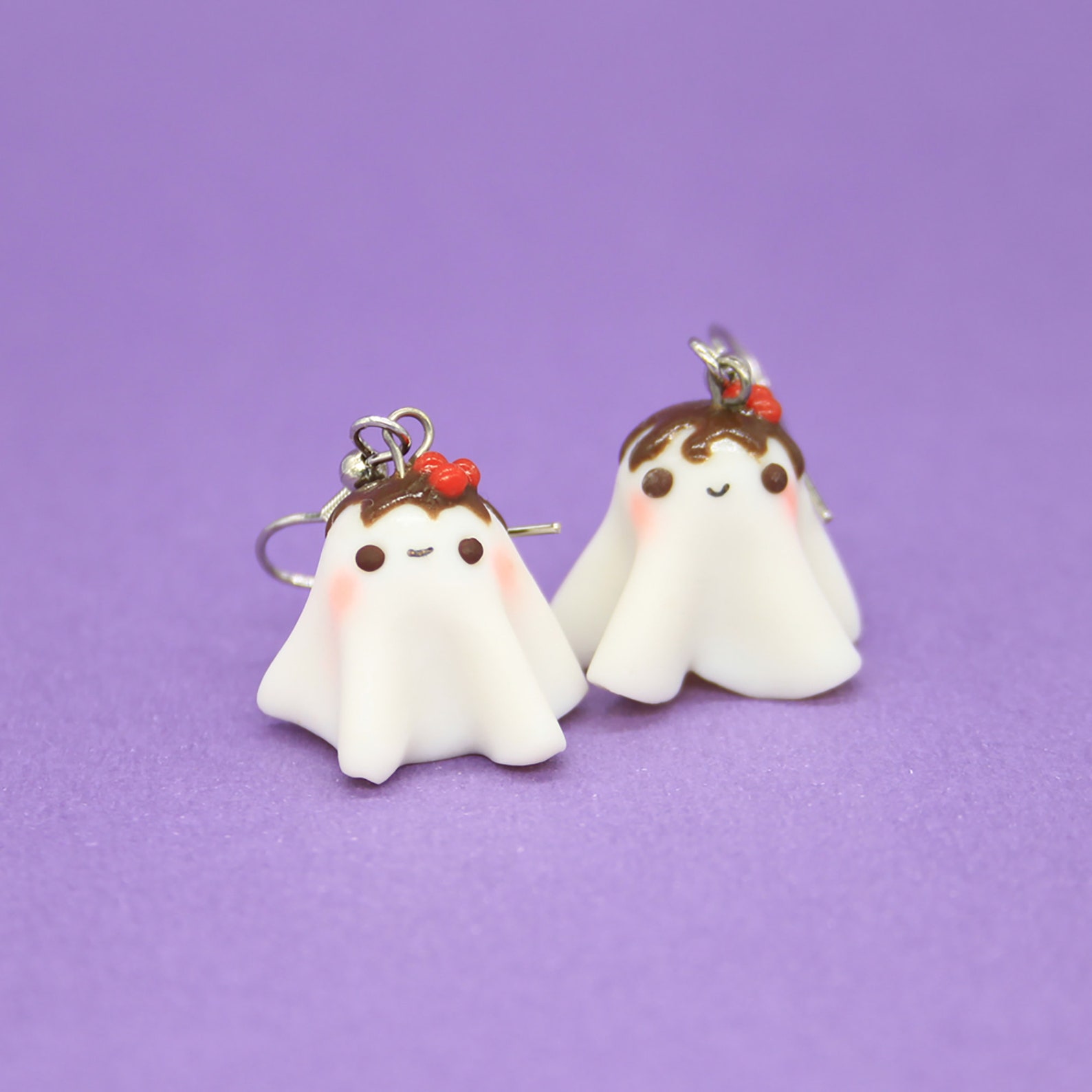 Earrings for Kids Girls and Halloween Gift Cutie Ghost Etsy