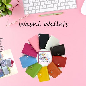 Washi Wallet / Washi Card Holder / Washi Album / Washi / Washi Sleeve / Washi Book / Wallet / Album / Card Holder