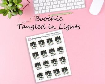 Boochie - Tangled in Lights, Planner Stickers.