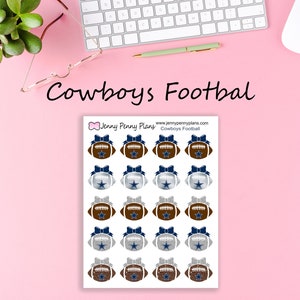 Stickers football cowboys Premium mat