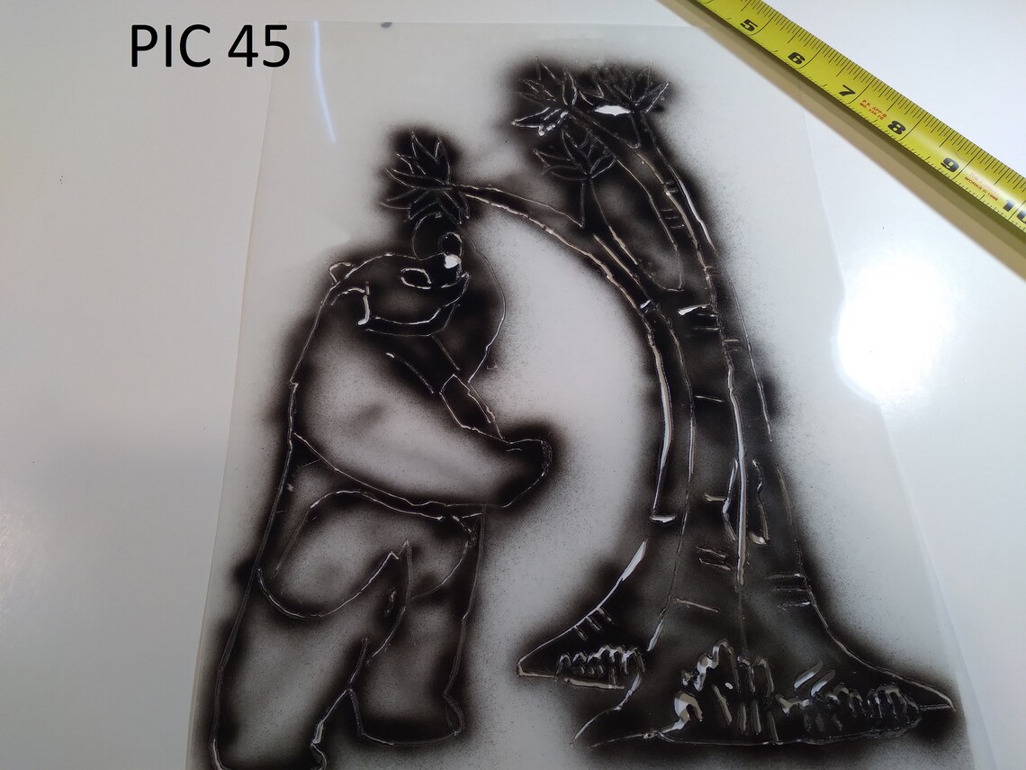 Airbrushpainting Stencils reusable 10 Different Etsy