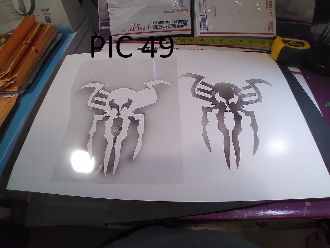 Airbrushpainting Stencils reusable 10 Different Etsy