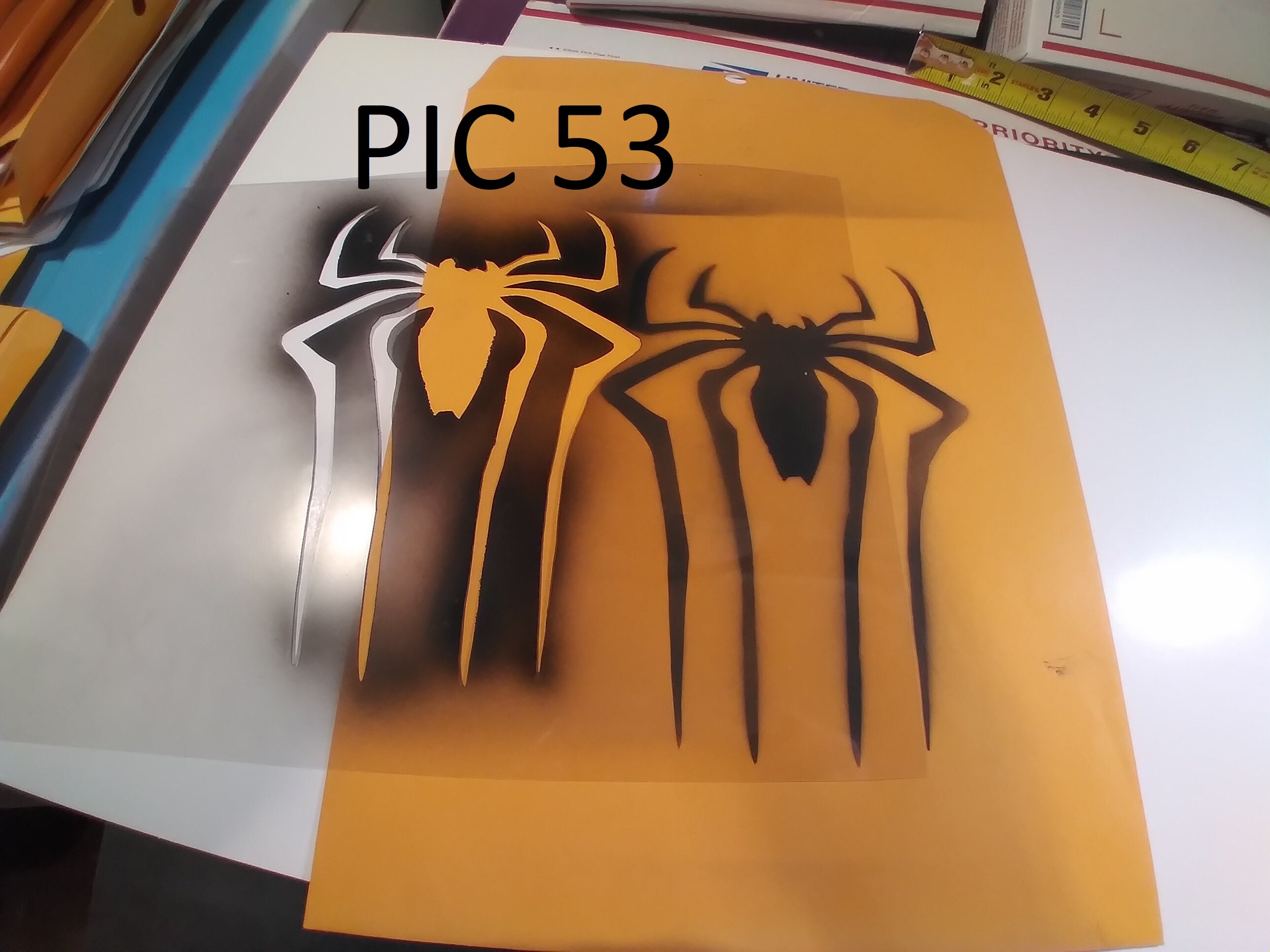 Airbrushpainting Stencils reusable 10 Different Etsy