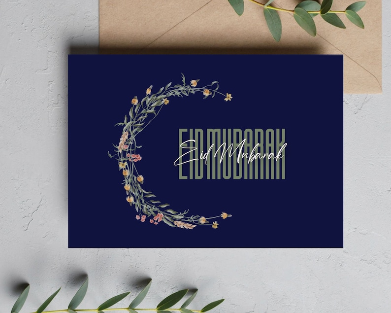 Eid-kaarten | Afdrukbare set van 20+ | Digitale download | PDF-bestand | PNG afbeelding 5