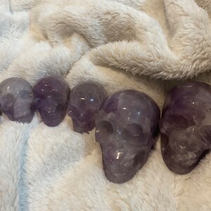 Amethyst skull