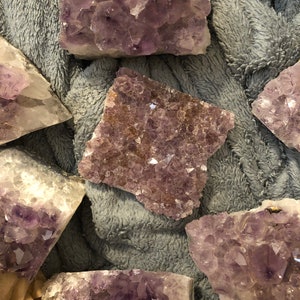 Brazilian cut base amethyst
