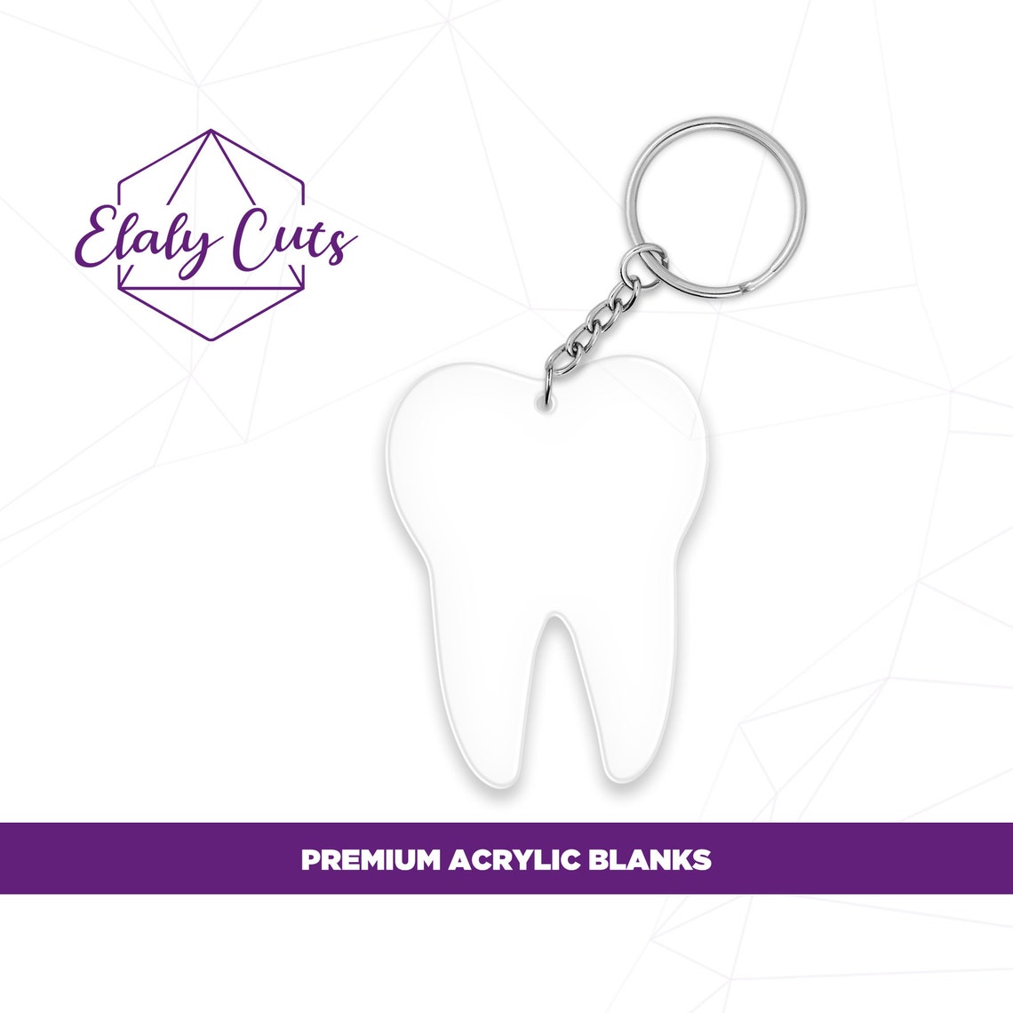 Tooth Acrylic Blanks Keychain Ornaments for Vinyl or Badge Etsy