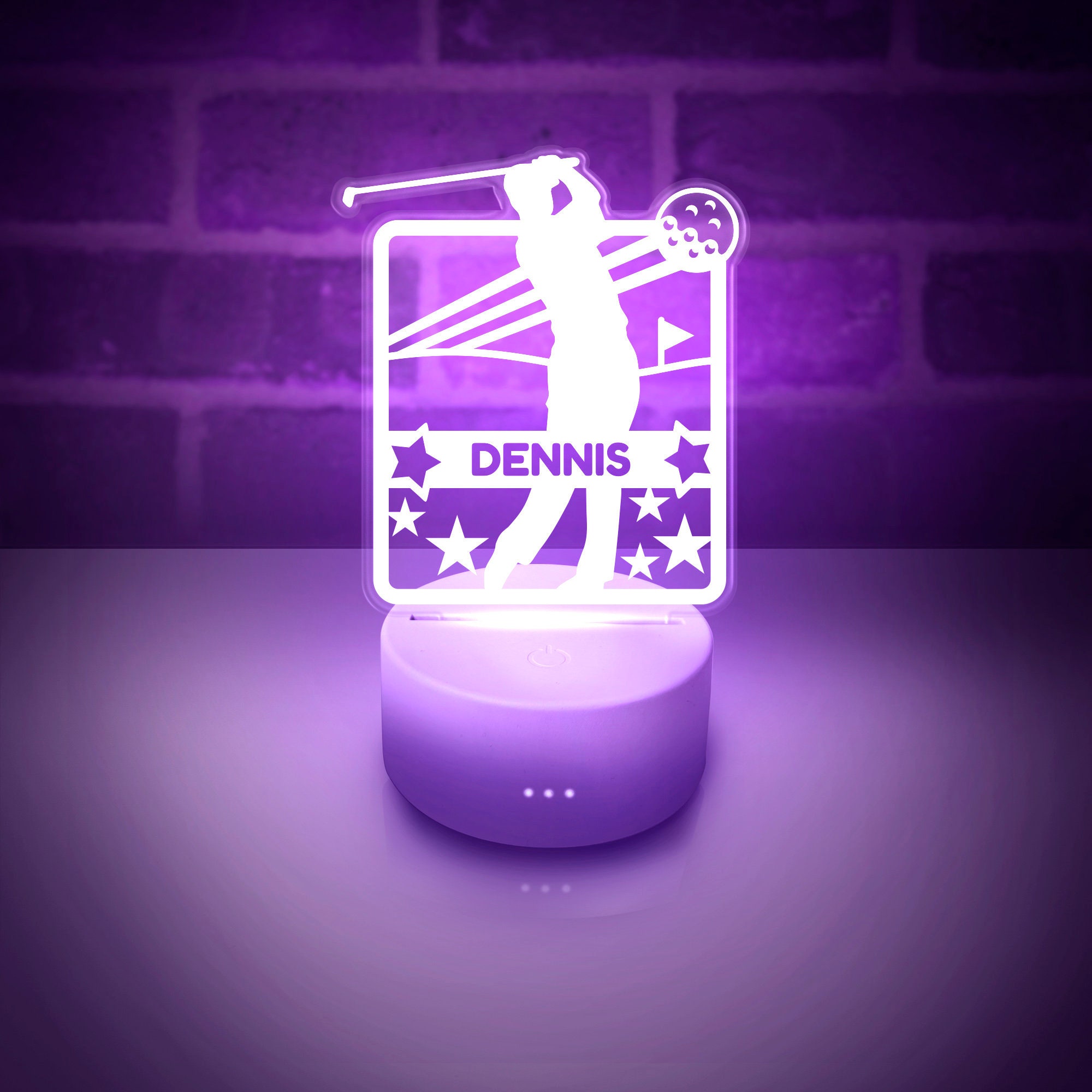 Golf Night Light Personalized LED Night Lamp for Kids and Etsy