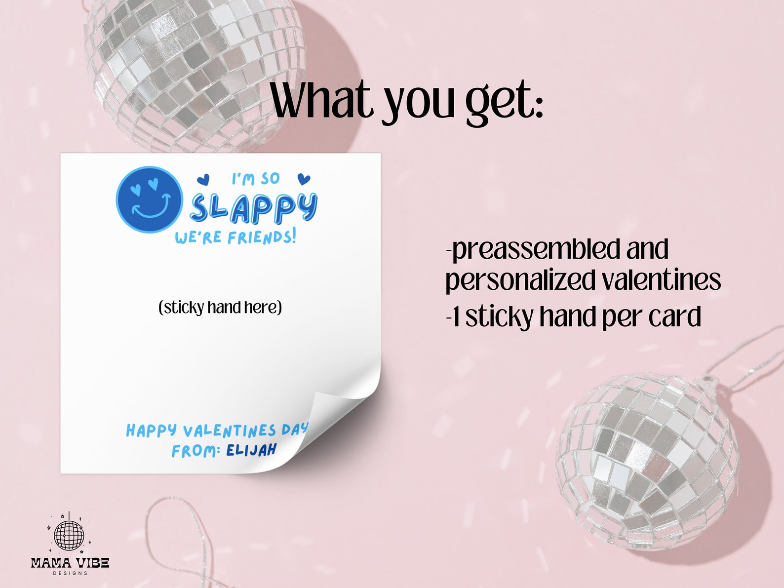 Personalzed Classroom Valentnes Wth Bracelets Attached, Candy-free